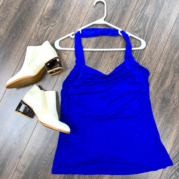 Women’s Blue Top, tank top, halter top, royal blue, size XL - Picture 3 of 6